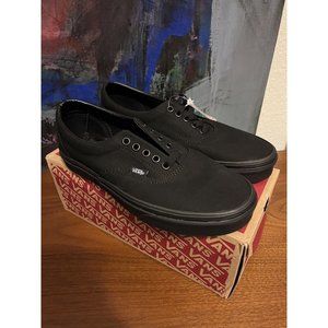 Vans Era Classic Skate Shoes All Black VN000QFKBKA Mens Size 8.0 Womens 9.5 NWB